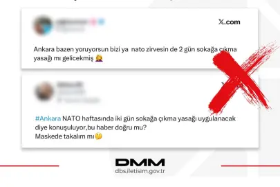 İletişim'den “Ankara’da sokağa çıkma yasağı” iddialarına yalanlama