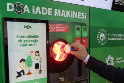 Her getirene 1 lira veriliyor. DOA makinelerine bir günde 1,5 milyon şişe atıldı