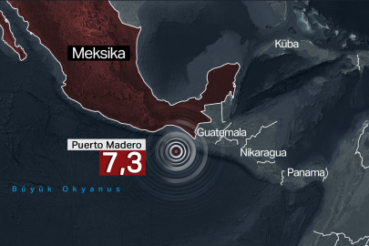 Meksika’da 7,3 büyüklüğünde deprem