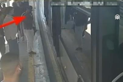 Metrobüs kamerasına yakalandı, yakayı ele verdi