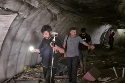 Zonguldak'ta bina yıkılınca gizli giriş ortaya çıktı, İkinci Dünya Savaşı'ndan kalma