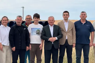 İpsala'da çeltik hasadı heyecanı