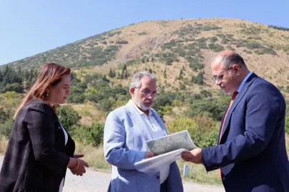 Kayseri Talas'ta yangına karşı 'kalkan' önlemi